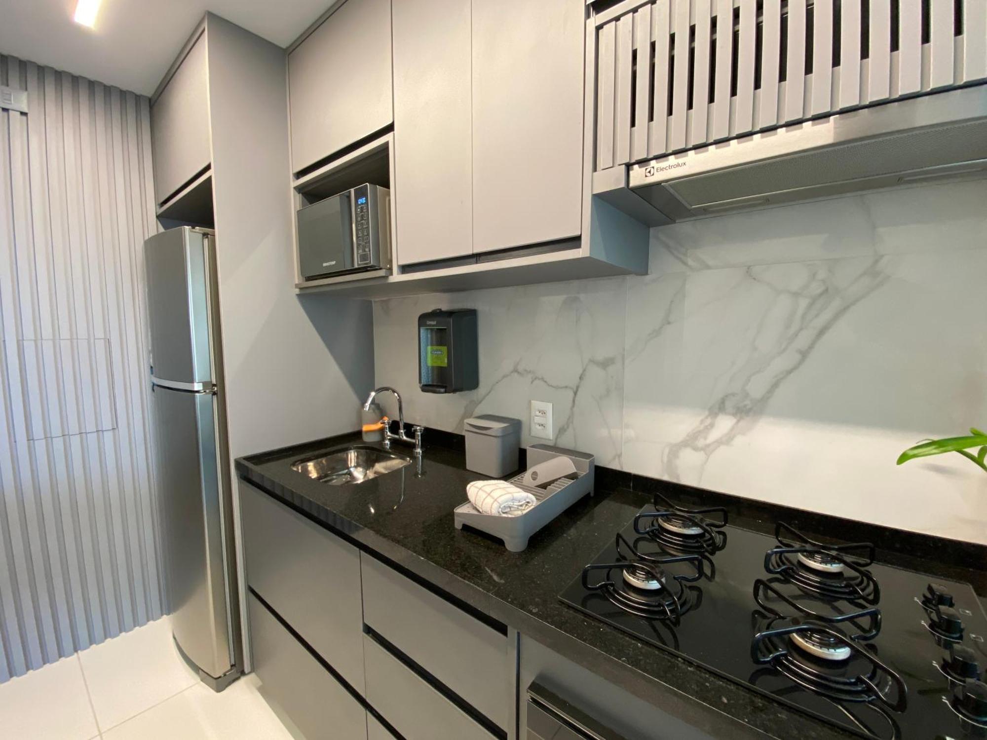 Essenza 360º Air Sky Line, Que Vista! 1 Dorm Brook Apartamento *